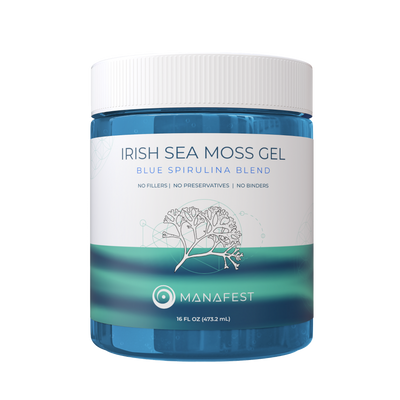 Blue Spirulina Sea Moss Gel Blend 16oz