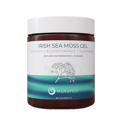 Elderberry Burdock Bladderwrack Sea Moss Gel 16oz