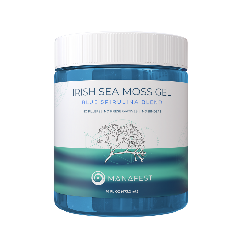 Blue Spirulina Sea Moss Gel Blend 16oz